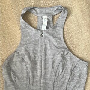 Lululemon Athletica Light Gray Tank Top